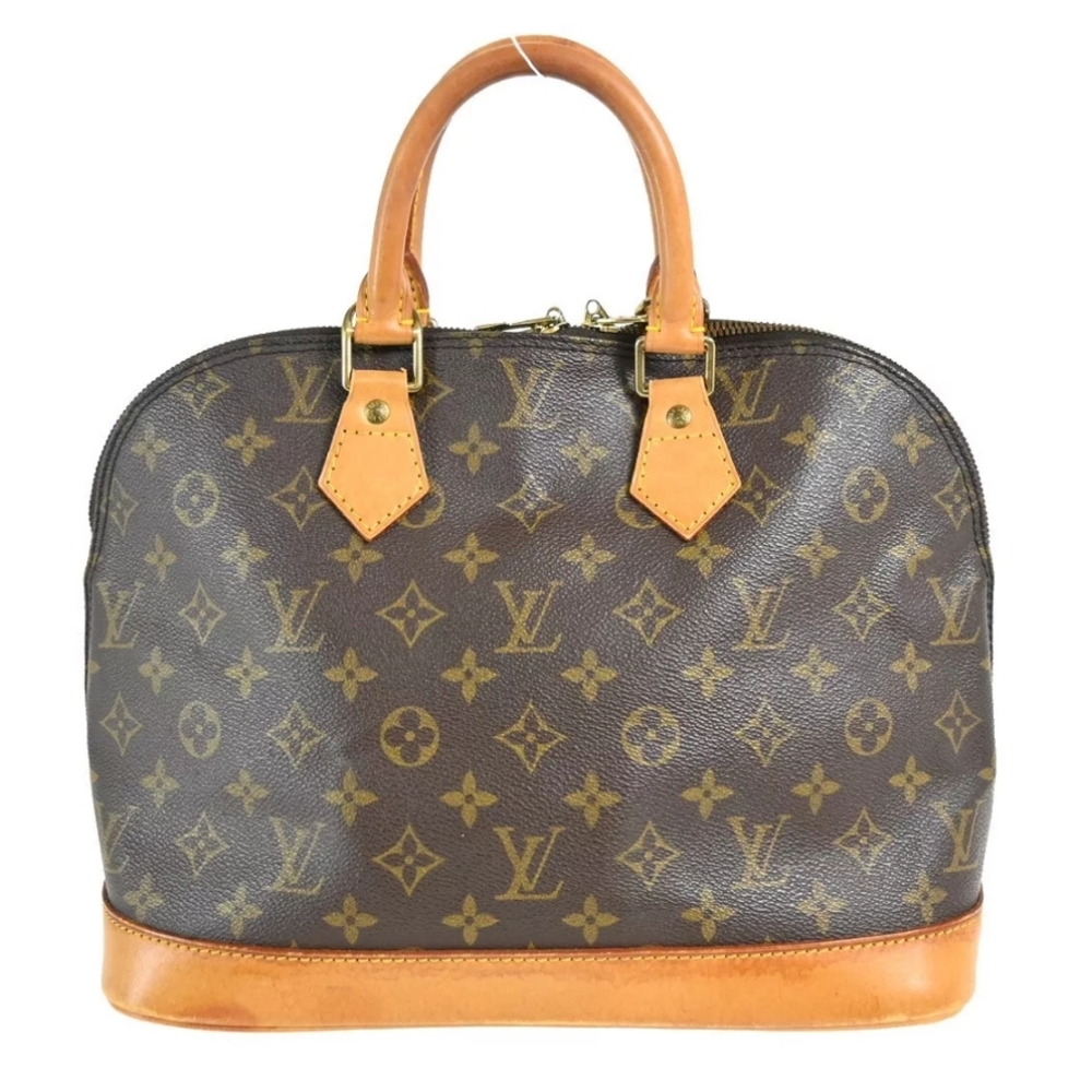 Louis Vuitton Monogram Canvas Alma Tote in Brown and Tan
